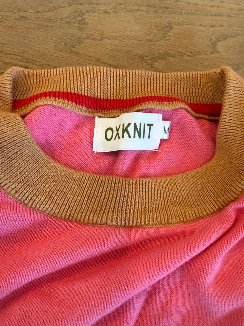Oxknit French Bulldog Colorblock Sweater - M - Picture 3 of 3